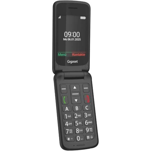 GIGASET GL595 BLACK EASY PHONE CLAMSHELL 2.8"
