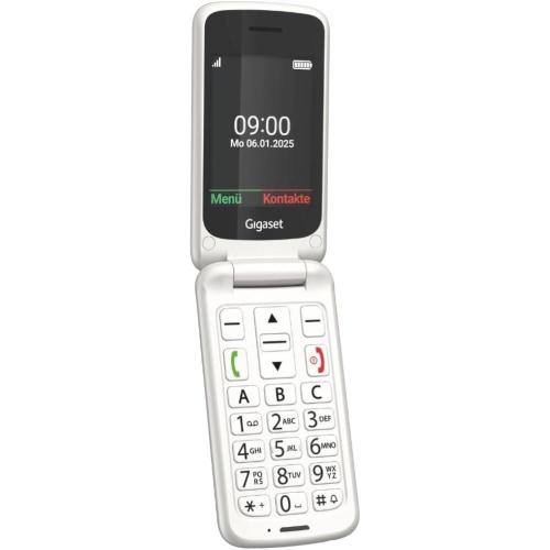 GIGASET GL595 WHITE EASY PHONE CLAMSHELL 2.8"