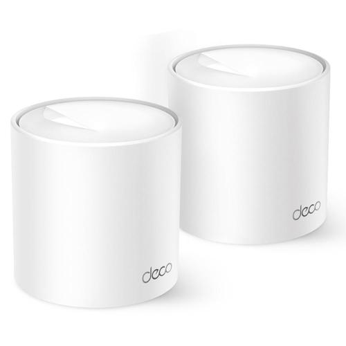Wireless ROUTER AX1500 Home Mesh Wi-Fi 6 TP-LINK Deco X10(2-pack)-300Mbps 2.4 GHz + 1201 Mbps GHz
