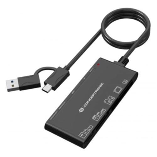 LETTORE CARD READER 7IN1 USB3.2 CONCEPTRONIC BIAN10B 2X SD, 2X MICROSD, MS, CF, XD
