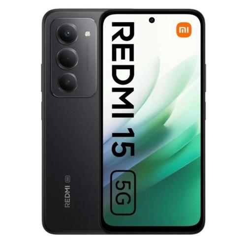 XIAOMI REDMI 15 5G TIM MIDNIGHT BLACK 6.9" 8GB/256GB Smartphone 5G Dual Sim - Fotocamera 50 MP - Android 15 - Batteria 7000 mAh - Octa-Core fino a 2.3 GHz