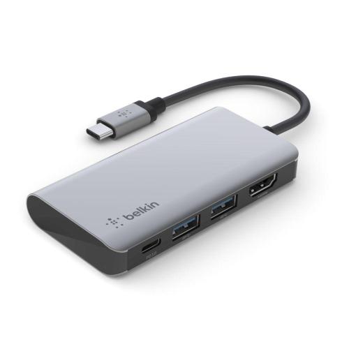 Belkin adattatore hub usb-c 4 in 1 con pd + hdmi