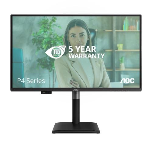 MONITOR AOC LCD IPS 120Hz 27 WIDE FRAMELESS Q27P4U 4ms MM QHD 1500:1 BLACK REG.ALT. HDMI DP 3xUSB USB-C Vesa Gar. 5A 