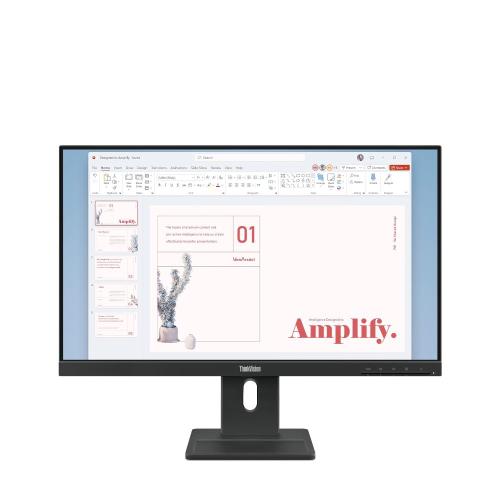 MONITOR LENOVO ThinkVision E24-40 64BAMAT1EU 23.8FHD IPS AG 16:9 Blk 4ms 250cd/m2 3Y MM Vesa HDMI DP VGA Tilt Swivel Lift Pivot