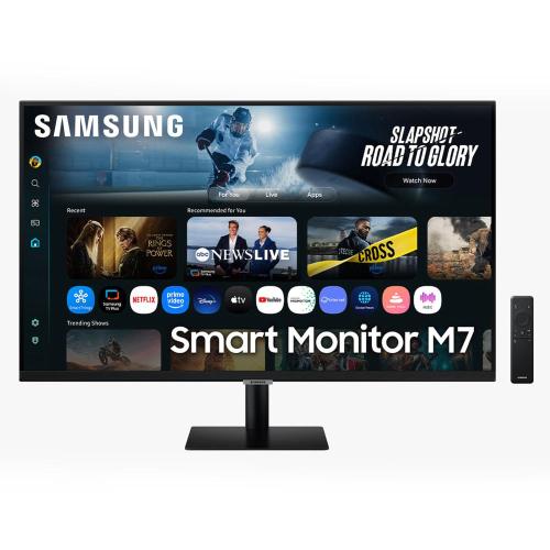 SMART MONITOR SAMSUNG LCD VA 32 Wide S32FM700 4ms MM UHD BLACK 2xHDMI 3xUSB USB-C Vesa