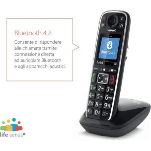 GIGASET E720 BLACK DECT BIG BUTTON