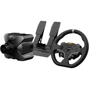MOZA Racing R3 Bundle - Simulatore di corsa compatto con passo e pedali ad alta precisione, ideale per principianti e intermedi Sim Racer
