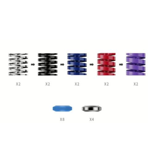MOZA RACING CRP2 Kit performance per pedali Rancing CRP2, 10 molle, vari blocchi di smorzamento e un blocco in alluminio, offre 1.764 possibili configurazioni