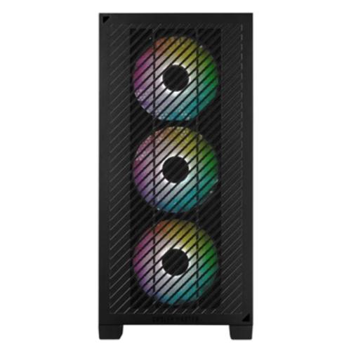 CABINET ATX MINI TOWER COOLER MASTER E301-KGNN-S00 Elite 301 NERO ITX/mATX 1x3.5 2x2.5 3x120mm-FAN ARGB USB-C FINESTRA LATERALE