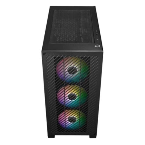 CABINET ATX MINI TOWER COOLER MASTER E301-KGNN-S00 Elite 301 NERO ITX/mATX 1x3.5 2x2.5 3x120mm-FAN ARGB USB-C FINESTRA LATERALE