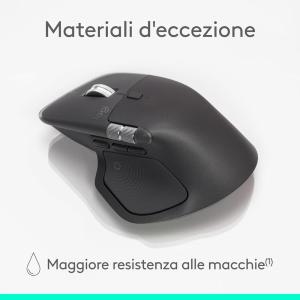 MOUSE LOGITECH oem For Business MX Master 4 Ricevitore Logi Bolt, Bluetooth, Actions Ring, tecnologia aptica, ricarica USB-C 