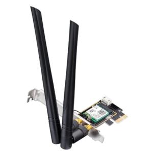 WIRELESS ADATTATORE PCI EXPRESS AX3000 WI-FI6 CUDY WE3000 BLUETOOTH 5.0 - 574MBPS A 2.4GHZ + 2402MBPS A 5GHZ - 2 ANT.