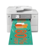 STAMPANTE BROTHER MFC INK MFC-J6959DW A3 4in1 30ipm DUAL CIS LCD 250FG+500FG o ROTOLO, TAGLIER, ADF PCL LAN WIFI NFC
