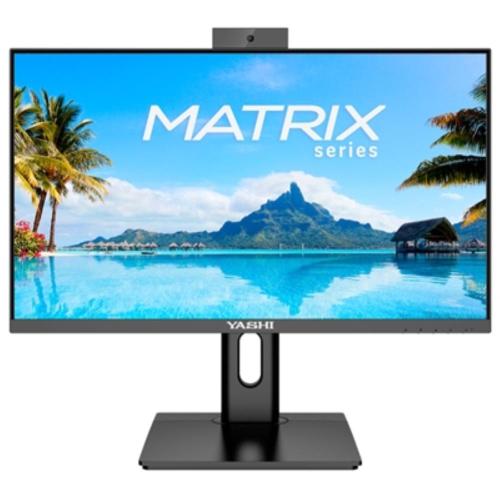 MONITOR YASHI Matrix YZ2493 24 FHD 120Hz IPS Frameless 1ms MM WEBCAM HDMI DP HUB USB REG. ALT. PIVOT VESA 
