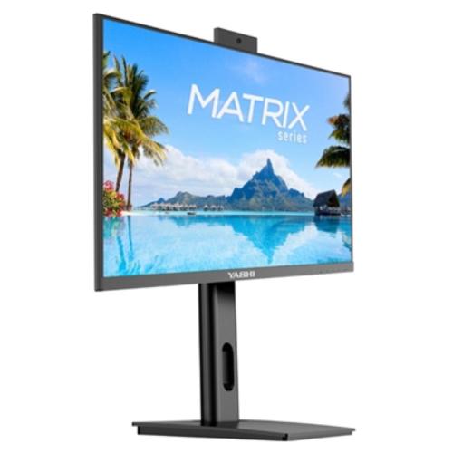 MONITOR YASHI Matrix YZ2493 24 FHD 120Hz IPS Frameless 1ms MM WEBCAM HDMI DP HUB USB REG. ALT. PIVOT VESA 