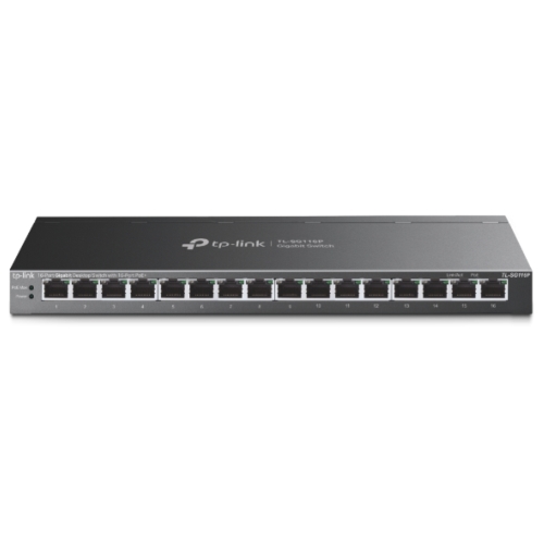 SWITCH 16P LAN Gigabit PoE+ TP-LINK TL-SG116P Desktop - alim.PoE da120W