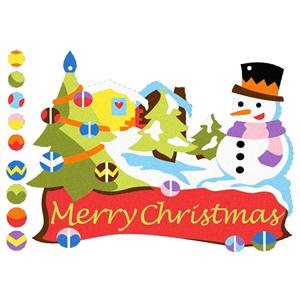 Decorazione Papersand - Il paesaggio innevato - 1 maxi disegno Pop-Up (26x40cm)