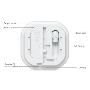 Ubiquiti UP-Siren-PoE , Siren SuperLink per tutte le condizioni atmosferiche che fornisce un allerta di 110 dB e illuminazione LED di emergenza alimentata tramite batteria o ingresso DC., richiede Ubiquiti Protect