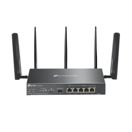 ROUTER Gibabit VPN Omada 4G AX3000 TP-LINK ER706W-4G 1P Giga WAN+4P Giga WAN/LAN-1P Giga SFP WAN/LAN 1 slot Nano Sim