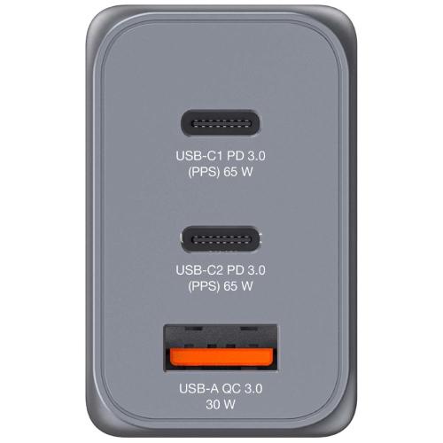 Verbatim Alimentatore da rete GNC-65 65W Grigio/Nero [32201]