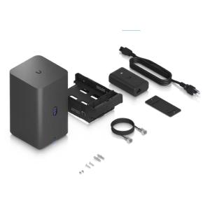 NAS UBIQUITI UNAS-2-B X 2 HDD 3.5"-NO HDD-2,5GBE-NERO-4GB RAM-CPU Q-CORE 1.7GHZ-CONNETT.USB-C ADATT.POE++ INCL.