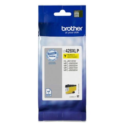 CARTUCCIA BROTHER LC428XLYP GIALLO 5000pg x MFC-J5955DW/J6955DW/J6957DW HL-J6010DW