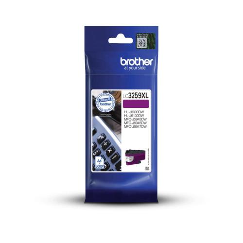 CARTUCCIA BROTHER LC3259XLMP MAGENTA 5000pg x MFC-J5945DW/J6945DW/J6947DW HL-J6000DW/J6100DW 