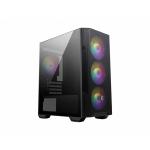 CABINET ATX MICRO TOWER MSI MAG FORGE M100R 3xUSB 4xslot 4xFan-120mmARGB MICRO-ATX MINI-ITX 388x200x423mm Vetro Temp.