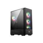 CABINET ATX MIDI TOWER MSI MAG FORGE 112R 2xUSB 7xslot 4xFan-120mmARGB ATX MICRO-ATX ITX 409x214x485mm Vetro Temp.