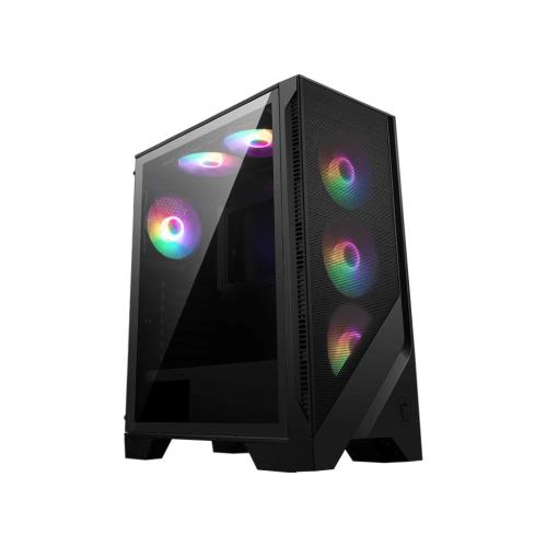 CABINET ATX MIDI TOWER MSI MAG FORGE 120A AIRFLOW 2xUSB 7xslot 6xFan-120mmRGB ATX MICRO-ATX MINI-ITX 411.6x210x498mm Vetro Temp.