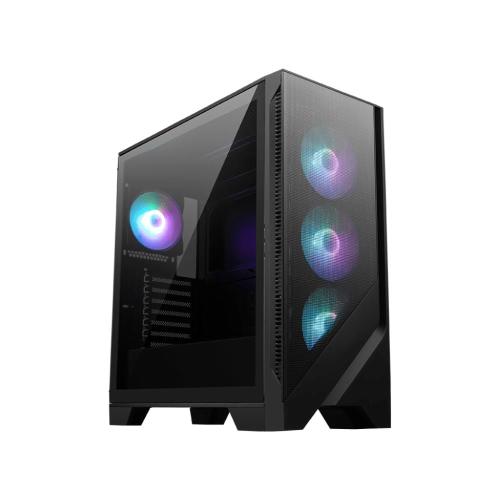 CABINET ATX MIDI TOWER MSI MAG FORGE 320R AIRFLOW 2xUSB 7xslot 4xFan-120mmARGB ATX MICRO-ATX MINI-ITX 472.5x210x498mm Vetro Temp