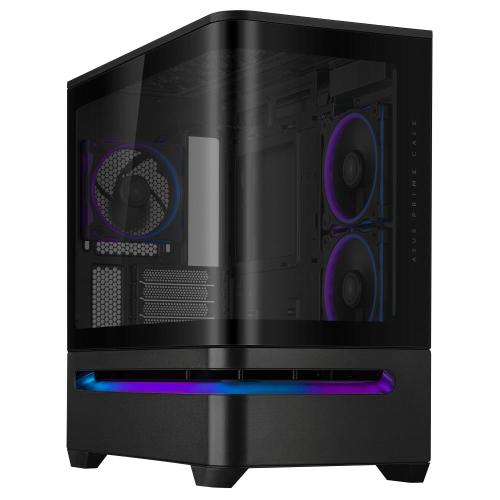 CABINET ATX SMALL TOWER ASUS PRIME AP202TG ARGB BLACK microATX-miniITX 2X2,5/3,5combo-BAY 4xSLOT-ESP. NO ALIM. 90DC00P0-B19000