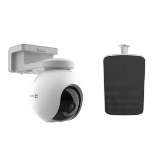 EZVIZ Kit telecamera EB8 wi-fi 4G + Pannello solare 8W - uscita USB type-C 