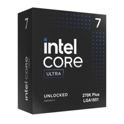 CPU INTEL Core Ultra 7 270K Plus 3,7Ghz (5,5Ghz turbo) 24Core BX80768270K 40MB LGA1851 125W Intel Graphic BOX NO FAN