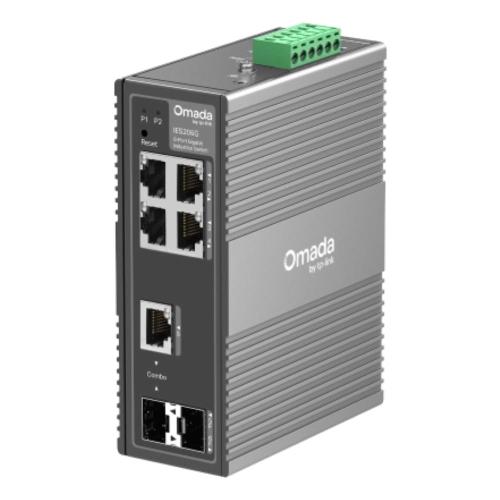 SWITCH Industriale 6P TP-LINK IES206G 5P Gigabit RJ45 1slot Gigabit SFP 1slot Combo Gigabit SFP