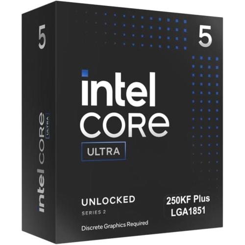 CPU INTEL Core Ultra 5 250KF Plus 4,2Ghz (5,3Ghz turbo) 18Core BX80768250KF 30MB LGA1851 125W BOX NO FAN Gar. 3anni