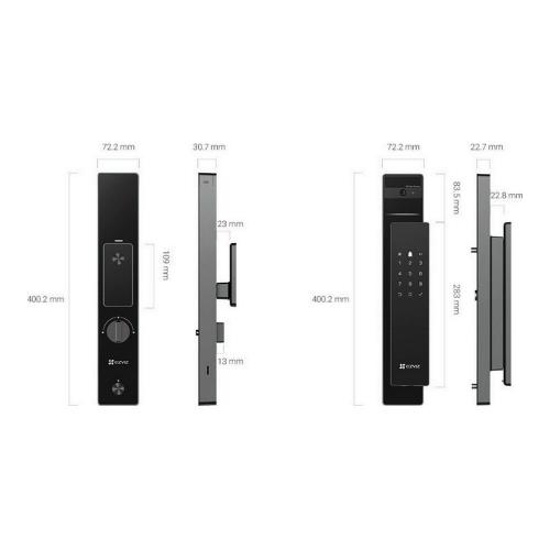 EZVIZ DL50FVS SMART LOCK CON RICONOSCIMENTO FACCIALE