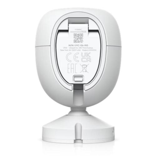 VIDEOCAMERA WIRELESS UBIQUITI UVC-G6-INS-W UNIFI-PROTECT PLUG-AND-PLAY 4K 8MP MOTORE AI MULTI-TOPS-AUDIO BIDIREZ.