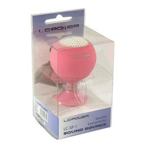 MINI Altoparlante a Ventosa Portatile PINK x MP3/MP4/IPOD/IPAD/Tablet - BATTERIA LITIO - Mod. LC-SP-1-PINK
