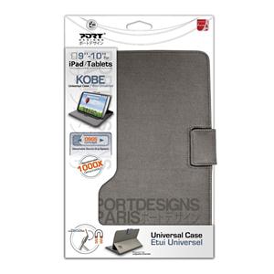 KOBE Custodia Tablet 9"/10" a Libro - GRIGIO - 