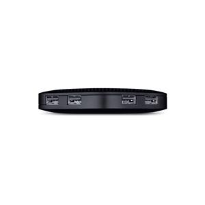 TP-LINK UH400 HUB con 4 Porte USB 3.0 con velocità di trasferimento fino a 5Gbps, design compatto e portatile, nero