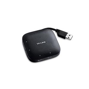 TP-LINK UH400 HUB con 4 Porte USB 3.0 con velocità di trasferimento fino a 5Gbps, design compatto e portatile, nero