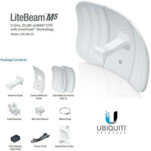 Ubiquiti LiteBeam M5 5GHz 23dBi (LBE-M5-23)