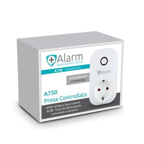 ALLARM ATLANTIS OPZ. PRESA CONTROLLATA A13-A750-PC (ADATTO PER A750G) PER CONTROLLO REMOTO TRAMITE APP - BATTERIE INCLUSE-