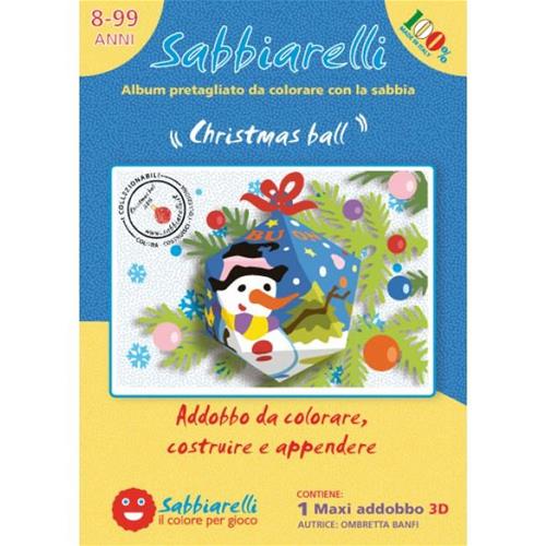 Sabbiarelli Album - Album 3D - Christmas Ball - 5 disegni (15x20cm)