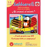Sabbiarelli Album - Gli animali al volante - 5 disegni (15x20cm)