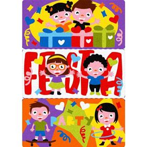 Sabbiarelli Album - Inviti alle feste - 5 schede (15x20cm)