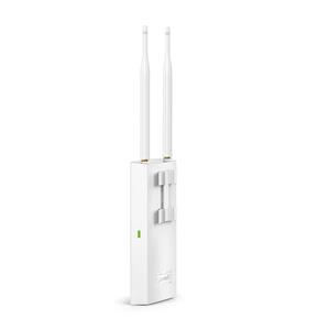TP-Link EAP110 Outdoor Accesso Point Esterno N300 Mbps, Wi-Fi, 802.11n, MIMO 2x2 ,1 10/100 Mbps, LAN, Supporto POE Passivo, OMADA Gestione Software Centralizzata, Captive Portal, Antenne Ominidirezionali 5dBi Rimovibili