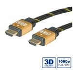 Cavo Monitor/TV - HDMI/HDMI M/M - 3,0mt - Roline Gold HDMI High Speed Cable