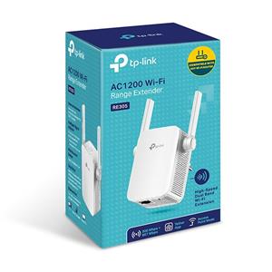TP-Link RE305 Range Extender/Ripetitore Wireless AC1200 con Porta Lan, Dual Band fino a 1.2 Gb (2.4 GHz/300 Mbps e 5 GHz/867 Mbps)